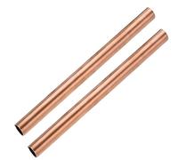 TIHONORI 2 Piezas de Longitud 500 mm OD 12 mm-14 mm Tubos de Cobre de Diferente Espesor de Pared para Manualidades de Bricolaje, fabricación de Modelos,Metálico,12MM&2MM
