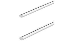 TIHONORI 2 Piezas de Varillas acrílicas de 50 cm de Longitud de palitos de acrílico Transparente de 2 mm - 9 mm Materiales artesanales de Bricolaje,2mm