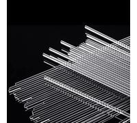 TIHONORI 50 Piezas de diámetro 2 mm-5 mm Varillas acrílicas Transparentes Longitud 30 cm Palos acrílicos de Bricolaje artesanales,4mm