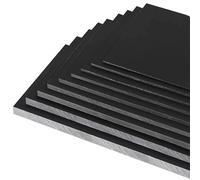 TIHONORI Lámina HDPE Plástico Negro 2mm Polietileno Alta Densidad Industrial Rígida Resistente Químico Corrosión Durable Bricolaje Mesa Trabajo Marino,300x500mm 2 Pcs