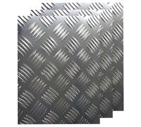 TIHONORI Placa de Aluminio Diamante Pesada - Placa Antideslizante de Aluminio, Suelos, Garaje, Camiones, Remolques y Proyectos DIY,3 Pcs 100mm*100mm*3.0mm