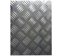 TIHONORI Placa de Aluminio Diamante Pesada - Placa Antideslizante de Aluminio, Suelos, Garaje, Camiones, Remolques y Proyectos DIY,500mm*500mm*3mm