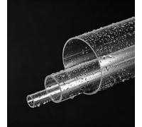 TIHONORI Tubo Redondo De Acrílico Transparente Ø210 Mm X 1 M, 1 Pieza De Tubería Hueca De PMMA Transparente,210 * 10mm