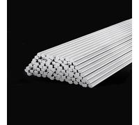 TIHONORI Varillas de Acero Inoxidable de 500 mm de Longitud de 40 Piezas, combinación de diámetro de 1 mm y Varillas Redondas sólidas de Acero Inoxidable 304 de 1,5-9 mm,1mm&2mm