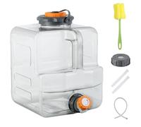 TIHOOK Contenedor de agua portátil de 8 litros con grifo, contenedor de agua portátil para camping, sin BPA, tanque de almacenamiento de agua fácil de limpiar, para el hogar, camping al aire libre