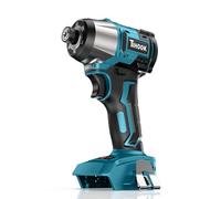 TIHOOK Destornillador inalámbrico para Makita 18V, 200 Nm, taladro de impacto sin escobillas, destornillador de 1/4" con luz LED, 2 velocidades para muebles montaje, bricolaje, reparación (No Batería)