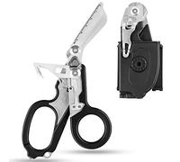 TIHOOK Tijeras de rescate 6 en 1, tijeras de rescate, tijeras de rescate Raptor Response, rompehielos, tijeras portátiles para acampar al aire libre, tijeras multifuncionales de emergencia