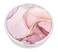 TIHYWR Funda de retención, funda protectora bucal, funda para prótesis, funda de alineador ortodóntico con espejo y agujeros de ventilación, funda protectora nocturna, mármol rosa