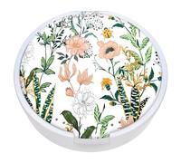 TIHYWR Funda de retención, funda protectora bucal, funda para prótesis, funda de alineador ortodóntico con espejo y agujeros de ventilación, funda protectora nocturna, flor blanca