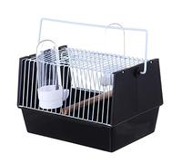 Tiiiopkvvv 1 jaula de viaje para pájaros para peonías, loros, para perchas de pájaros
