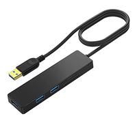 Tiiiopkvvv Adaptador USB Hub 3.0 lector de tarjetas USB divisor USB 3.0 Hub para accesorios de computadora