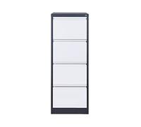 Tiiiopkvvv Archivadores modernos y minimalistas de hierro para gabinetes de almacenamiento de oficina, 4 cajones, estante de metal, archivador simple, gabinete de sala de estar, organizador de