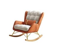 Tiiiopkvvv Balcón Mecedora individual Sofá de descanso para el hogar Sofá de espalda perezosa Sofá de sala de estar Silla de sofá silla agitable (Color: 06, Tamaño: Pedales) (5 sin pedales)