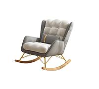 Tiiiopkvvv Balcón Mecedora individual Sofá de descanso para el hogar Sofá de espalda perezosa Sofá de sala de estar Sofá silla silla de sofá silla agitable (Color: 06, Tamaño: pedales) (4 pedales)
