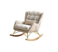 Tiiiopkvvv Balcón Mecedora individual Sofá de descanso para el hogar Sofá de espalda perezosa Sofá de sala de estar Silla de sofá silla agitable (Color: 06, Tamaño: Pedales) (2 sin pedales)