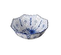 Tiiiopkvvv Bandejas para cuencos de frutas, soportes para pasteles, sala de estar, mesa de café, decoración de platos de frutas de cerámica, plato de aperitivos (tamaño: 279,5 cm) (20 x 7,5 cm)