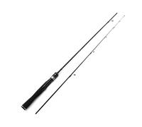 Tiiiopkvvv Caña de pescar, caña de pescar de 1,68 m, caña de señuelo, peso lento, 1-7 g, palo de pesca, deportes al aire libre, caña de pescar, combos de pesca (color: gris oscuro) (gris)