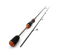 Tiiiopkvvv Caña de pescar colorida caña de pescar de 1,68 m ul de punta sólida, caña de trucha, caña de carbono para jigging ligero, caña de pescar, perca, lenta, 3-7 g, señuelo, peso, combos de pesca