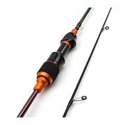 Tiiiopkvvv Caña de pescar de 1,8 m Ul caña de señuelo de fundición lenta 3-7 g señuelo cañas ultraligeras puntas sólidas poste colorido hermosa caña de pescar combos de pesca (color: gris claro