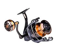 Tiiiopkvvv Carrete de pesca giratorio, carrete de pesca de metal completo, carrete de pesca utilizado para la pesca, adecuado para principiantes y entusiastas de la pesca, 3000