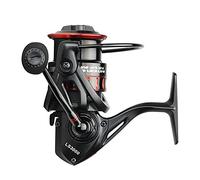 Tiiiopkvvv Carrete de pesca intercambiable de acero inoxidable adecuado para principiantes y entusiastas de la pesca (color: negro + rojo) serie 3000