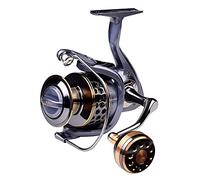 Tiiiopkvvv Carretes de pesca, carretes de pesca giratorios, carretes de metal, carretes de pesca utilizados para la pesca, adecuados para principiantes y entusiastas de la pesca 6000