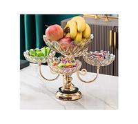 Tiiiopkvvv Cesta de frutas y verduras para encimera, cesta de frutas y frutas, colgador para encimera de cocina, bandeja apilable de frutas multicapa, cesta de exhibición, cuenco de frutas, centros de