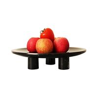 Tiiiopkvvv Cesta de frutas y verduras para encimera, cuenco de cerámica para frutas, condimentos, bandeja de aperitivos y postres, bandeja para servir cesta de frutas, centro de mesa