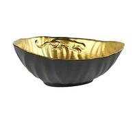 Tiiiopkvvv Cesta de frutas y verduras para encimera, cuenco decorativo de moda, plato de frutas con forma creativa, patrón de leopardo, cuenco de frutas de cerámica, cuenco de almacenamiento diversos