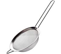 Tiiiopkvvv Colador de malla multifuncional de malla fina de acero inoxidable para sopa, colador de cuchara con asas antideslizantes, cucharón para kit (tamaño: S) (L)