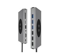Tiiiopkvvv Colector USB tipo C USB 3.0 THMI Distribuidor 4K 5 USB C Collector TF SD Card PD