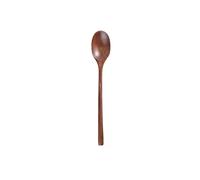 Tiiiopkvvv Cuchara de madera de mango largo cuchara de sopa para el hogar, cuchara multimodelo, cuchara hecha a mano, cuchara de sopa (color: 07) (2)