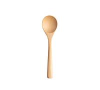 Tiiiopkvvv Cuchara de madera para el hogar Cuchara de sopa de mango largo Cuchara grande de sopa Cuchara de comida Cuchara de miel Cuchara de gachas de arroz Cuchara de 6 piezas Cuchara de sopa (Color