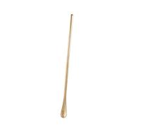 Tiiiopkvvv Cuchara larga agitador Cuchara de café Cuchara de hielo creativa Cuchara de miel Cuchara de acero inoxidable Cuchara de espresso Cuchara de sopa (Tamaño: 6 unidades) ()