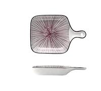 Tiiiopkvvv Cuenco de ensalada creativo de cerámica con un solo mango, cuenco de postre para el hogar, cuenco de ensalada, cuenco de arroz horneado con queso y arroz horneado (color: 7) (9)