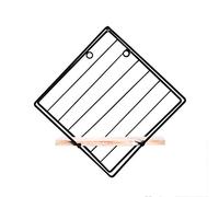 Tiiiopkvvv Decoración geométrica simple de hierro para el hogar, dormitorio, habitación, estante flotante multifunción para almacenamiento de revistas