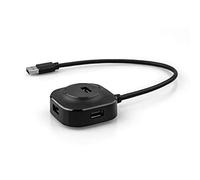 Tiiiopkvvv Estación de acoplamiento USB 2.0/USB3.0 PD 12V/60W USB Hub Reader adaptador divisor de velocidad para ordenador PC