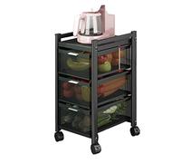Tiiiopkvvv Estante de almacenamiento de cocina para verduras, estante de almacenamiento multicapa, suministros para el hogar, estantes de almacenamiento multifuncionales completos de suelo a techo