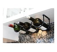 Tiiiopkvvv Estante de vino simple para sala de estar, cocina, soporte de vino creativo de hierro forjado, estante de vino para el hogar, adornos de gabinete de vino, soporte para botellas de vino