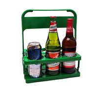 Tiiiopkvvv Estante para vino, estante para 6 botellas de vino de pie para encimera, soporte de bebidas de mesa, plegable, cesta de vino para bebidas, soporte para botellas de vino (color: D) (F)