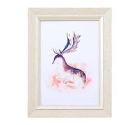 Tiiiopkvvv Foto e 5/6/7/8 pulgadas, de madera de gama alta para colgar en la pared para sala de estar, decoración del hogar (color: blanco lino, tamaño: 13 x 18 cm 17,8 cm) (lino blanco 10 x 15 cm)