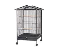 Tiiiopkvvv Jaula grande para loros y pájaros, de metal, para cacatúas, guacamayos, cacatúas, suministros para pájaros de interior