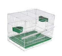 Tiiiopkvvv Jaula grande para pájaros con bandeja de soporte, cuencos para loros, guacamayos, casas de mascotas, perchas para pájaros