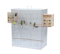 Tiiiopkvvv Jaula para pájaros de The Parrot Big Yards, de metal, para cría de estorninos, decoración de casa, nido para pájaros