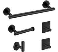 Tiiiopkvvv Kit de gancho para pañuelos de baño de acero inoxidable 304 (color: B, tamaño: 42 cm) (A 42 cm)