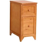 Tiiiopkvvv Mesita de noche genérica para dormitorio, mesita de noche, 2 cajones, madera maciza, 20-25-30 cm de ancho, para apartamento pequeño, dormitorio, armario con abertura ultra estrecha para
