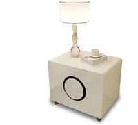 Tiiiopkvvv Mesita de noche genérica para dormitorio, mesita de noche con 2 cajones, mesita de noche, mueble de almacenamiento para el hogar, mesita de noche, escritorio para dormitorio, blanco para