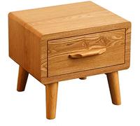 Tiiiopkvvv Mesita de noche genérica para dormitorio, mesita de noche de madera maciza, gabinete de almacenamiento de ceniza compuesta, cajón de madera maciza, gabinete de dormitorio a juego, unidad de