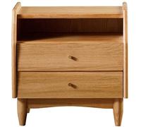 Tiiiopkvvv Mesita de noche genérica para dormitorio, mesita de noche, minimalista, nórdica, de madera maciza, tipo cajón, almacenamiento de troncos, armario pequeño, unidad de almacenamiento para