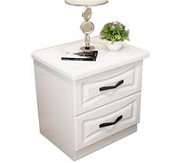 Tiiiopkvvv Mesita de noche genérica para dormitorio, mesita de noche nórdica, simple, moderna, simple, de madera maciza, armario pequeño, apartamento pequeño, armario de almacenamiento, multiusos